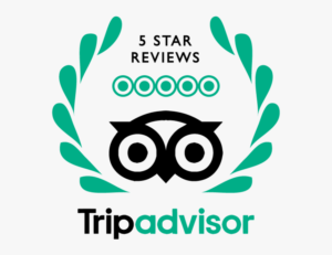 5 Star Reviews on Tripadvisor