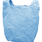 Blue Plastic Bag